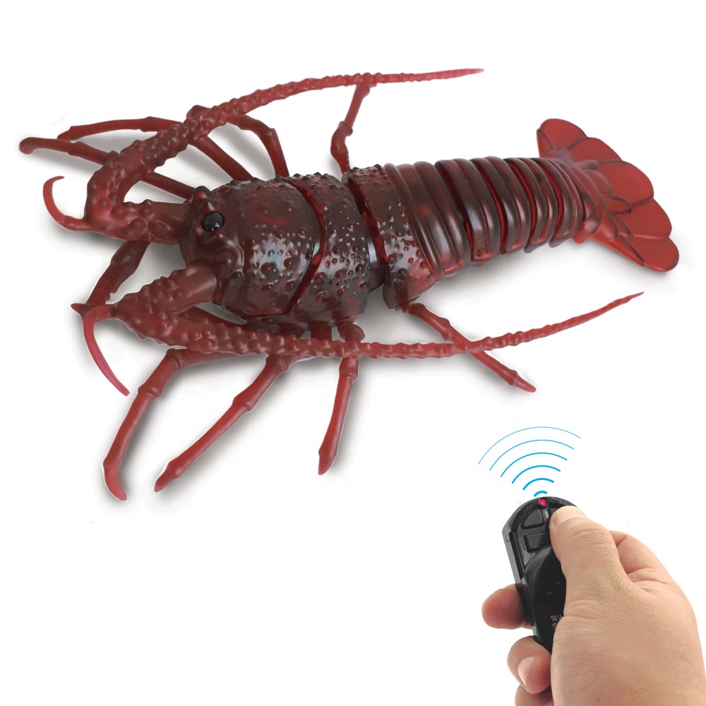 7703リアルなRCザリガニおもちゃ、赤外線リモコン付きザリガニおもちゃ