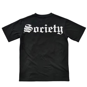 เสื้อยืดพิมพ์ลายซิลค์สกรีนแบบกำหนดเอง ผ้าฝ้ายเจอร์ซีย์ 100% 220 GSM ระบายอากาศได้ดี เป็นมิตรกับสิ่งแวดล้อม เสื้อยืดลำลองลายกราฟิกสำหรับผู้ชาย - Product Image 2
