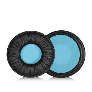 For Sony MDR-V55 MDRV55 V55 On-Ear Headphones Replacement Earpads Ear <b>Pad</b> <b>Cushion</b> Wrinkle Protein Leather - Product Image 4