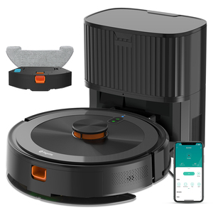 Robot Vacuum Cleaner With Wet Dry Function Aspirador Aspirateur Aspiradora for Hotel Floor <b>Cleaning</b> Sweeping <b>Mop</b> Battery Powered - Product Image 1
