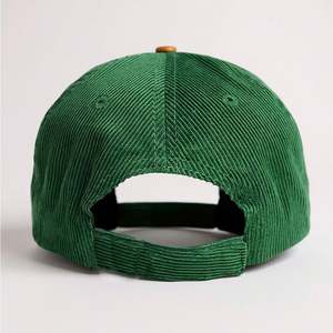 หมวกทรงแบน 5 แผง ผ้าคอร์ดูรอยวินเทจ พร้อมออกแบบโลโก้ตามสั่ง หมวกทรงไม่แข็ง ระบายอากาศได้ดี หมวกสแนปแบ็คแบบสปอร์ต หมวกฮิปฮอป - Product Image 3