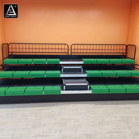 Tribune télescopique rétractable pour salle de sport, gradins rétractables automatiques, sièges rétractables pour salle de sport, gradins rétractables pour salle de sport