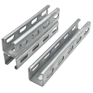 Thiết kế mới lạ đôi C kênh thép unistrut khung 41mm 41mm strut kênh với uốn cắt Hàn dịch vụ ANSI tiêu chuẩn - Product Image 5