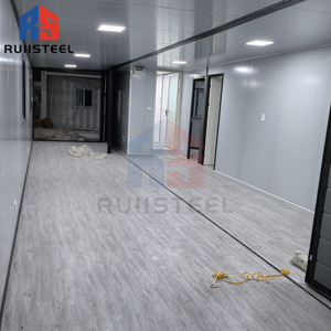 Casa Contenedor de Lujo RUIISTEEL de 2 Pisos, Sistema Plegable Prefabricado de 40 Pies con Baño y Aseo, Diseño de Villa - Product Image 3