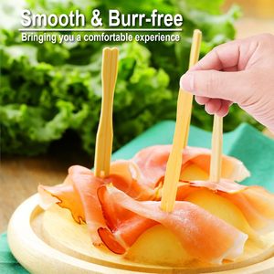 <span class=keywords><strong>Mini</strong></span> brochettes en bambou de 2 pouces pour fruits - Product Image 3