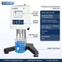 Viscosímetro Digital JINGFEI NDJ 8S PRO, 1-2000000 MPa/s, 8 Velocidades, Sensor PT1000, USB, RS232, para Pintura y Aceite
