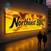 Nouveau panneau rétroéclairé dynamique, panneau publicitaire LED, boîte lumineuse en tissu clignotant tendance, fabricant de boîtes lumineuses