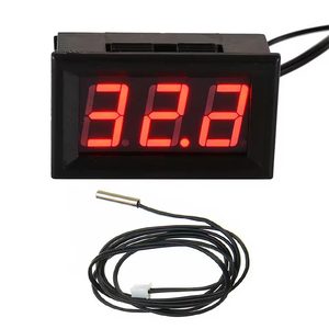 Gömülü DC 12V kırmızı yeşil mavi LED ekran <span class=keywords><strong>Mini</strong></span> dijital araba sıcaklık termometre için sürüngen/araba/akvaryum tankı - Product Image 5