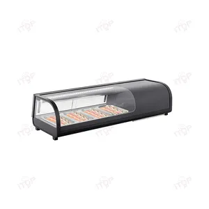 Suşi vitrin 42L suşi gıda ekran buzdolabı sertifikası onaylı suşi vitrinin