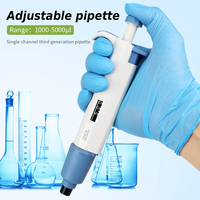 1000-5000UL Pipette sérologique Pasteur électronique numérique Pipettes de transfert automatique Prix Pipettes pour laboratoire