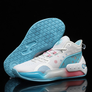 New Color Scheme <strong>Basketball</strong> <strong>Shoes</strong>, High Top Sports <strong>Shoes</strong>, Breathable <strong>Basketball</strong> Sneaker - Product Image 4