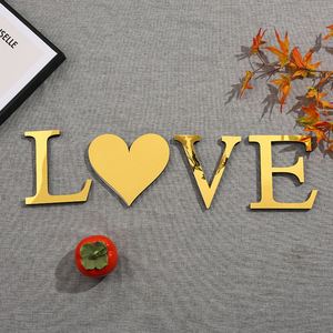 Autocollant mural 3D <span class=keywords><strong>en</strong></span> acrylique <span class=keywords><strong>miroir</strong></span> de 20 cm avec 26 lettres de l'<span class=keywords><strong>alphabet</strong></span> anglais, décoration de fête, décoration de chambre, accessoires de décoration intérieure - Product Image 4