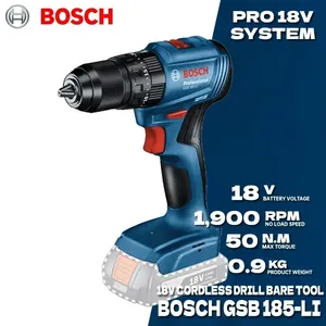 Perceuse à percussion sans fil <span class=keywords><strong>BOSCH</strong></span> GSB 185-LI, tournevis électrique 18V, outils électriques multifonctionnels GSB185-LI - Product Image 1