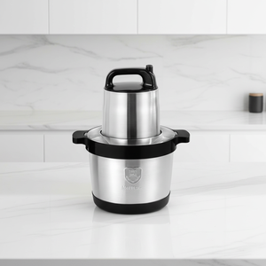 Procesador de Alimentos Multifuncional Eléctrico de Acero Inoxidable con Motor de Cobre Puro, Capacidad de 6L, Potencia de 2000W - Electrodoméstico de Cocina - Product Image 1