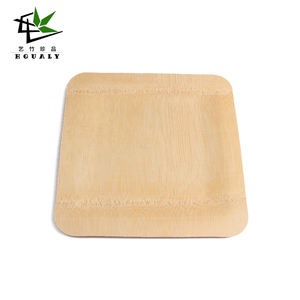 Piatti Monouso Biodegradabili in Bambù Naturale, Polpa Organica per Ristoranti e Feste - Product Image 5