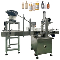 Machine de capsulage automatique pour bouteilles PET avec roues, pour bouteilles en plastique PET avec gâchettes