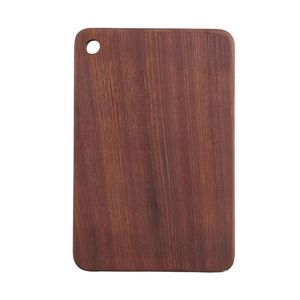 Tabla de Cortar de Madera Maciza Rectangular Antideslizante, Tabla de Picar para Cocina, Superficie para Preparar Frutas y Alimentos para Bebés - Product Image 5