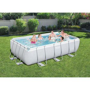 <span class=keywords><strong>Bestway</strong></span> 56442 <span class=keywords><strong>Alberca</strong></span> exterior familia Rectangular marco de acero piscina conjunto adulto piscinas sobre el suelo - Product Image 3