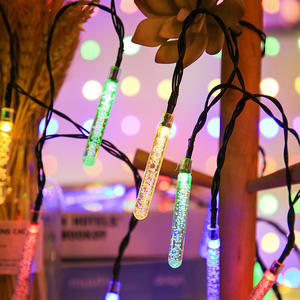 Guirlande lumineuse <span class=keywords><strong>solaire</strong></span> décorative 2W pour <span class=keywords><strong>projecteur</strong></span> de Noël Arbre de vacances Crystal Garden Porch Christmas Poles Smart - Product Image 4