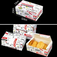 Vente en gros fabricant : Boîte à poulet frit jetable en papier, Sac à frites, Seau à poulet frit, Boîte à tarte aux œufs