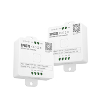 Contrôleur LED musical PWM CCT 2 canaux SP632E DC5-24V avec variateur APP, télécommande RF, synchronisation musicale multi-modes, garantie 5 ans, facile à utiliser