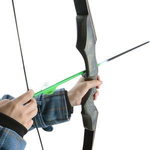 Arco Recurvo Tradicional <span class=keywords><strong>Dashu</strong></span> Lingyun de 60 Pulgadas, 25-60 Libras, con Palas de Fibra de Vidrio y Madera de Arce - Product Image 5