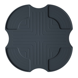 Heat Resistant Anti-scald Silicone Trivet Mat Multicolor Portable Non-slip Air Fryer Silicone Pad For Home Baking Kitchen Use - Product Image 4