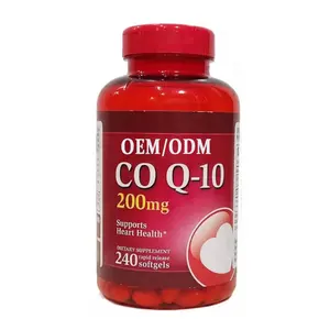 Haccp nuovo prodotto per uso alimentare salute cardiovascolare coq 10 softgel coq 10 capsule Ubiquinol coenzima Q10