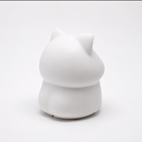 Lampada Notturna LED a Forma di Maialino in Plastica, RGB Ricaricabile, con Interruttore a Tocco, USB-C, Cambio Colore, Lanterna Animale Pastello per Camera da Letto, Bomboniera per Baby Shower
