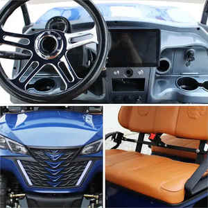 Carro de golf eléctrico con batería de litio HKBG 72V - Product Image 3