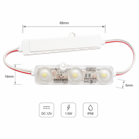 Module LED Dimmable Simple 12V 1.5W Blanc Chaud IP65 Étanche en Aluminium, Conception Coréenne, Injection SMD 2835/5630/5730/5054/5050