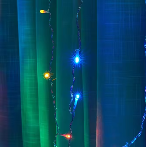 Dây đèn trang trí rèm cửa chống nước 3x3m, đèn LED trang trí Giáng sinh, Tết Nguyên đán, dùng nguồn USB, điều khiển từ xa - Product Image 2