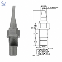 Capteur de pression piézoélectrique SSR pour environnements extrêmes 1-10MPa 350°C Résistant aux irradiations de métaux liquides F08GC0