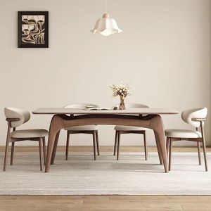 <span class=keywords><strong>Tavolo</strong></span> da Pranzo Moderno <span class=keywords><strong>Allungabile</strong></span> con Piano in Marmo e Base in Legno, Set Elegante per Casa, Cucina e <span class=keywords><strong>Sala</strong></span>, Prezzo di Fabbrica - Product Image 3