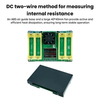 Probador de Capacidad de Batería de 4 Canales con Pantalla LCD Tipo C 18650+21700, Detector de Resistencia Interna de Batería de Litio para Pruebas de Baterías
