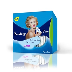 Serviettes hygiéniques ultra-épaisses en coton biologique avec anions, super absorbantes, sans ailettes, anti-fuites, certifiées ISO9001 CE, pour femmes, vente en gros - Product Image 1