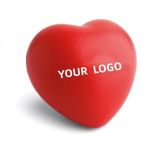 Pelota Antiestrés de PU Suave con Forma de Corazón Multicolor y Logotipo Personalizado para Regalos de Bienvenida - Product Image 1