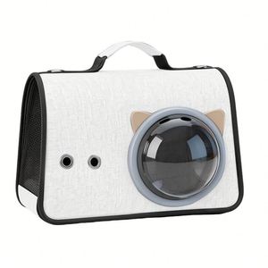Portable Cat <b>Carrier</b> Bag Breathable Space Capsule <b>Pet</b> Handbag for Small Cats Dogs Travel - Product Image 1