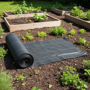 Malla antihierbas para jardín, tela no tejida 100% PP, para protección de jardines exteriores contra malas hierbas y plantas no deseadas - Product Image 2