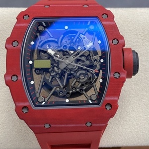 Reloj Mecánico Automático para Hombre 2026, Diseño de Moda, Fibra de Carbono Roja 35-02, Esfera de <span class=keywords><strong>Zafiro</strong></span> de Alta Calidad, Diseño Esqueleto - Product Image 1