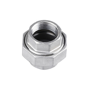 Raccord à double filetage interne Kq en acier inoxydable 304, 1 pouce, pour tuyauterie industrielle - Product Image 3