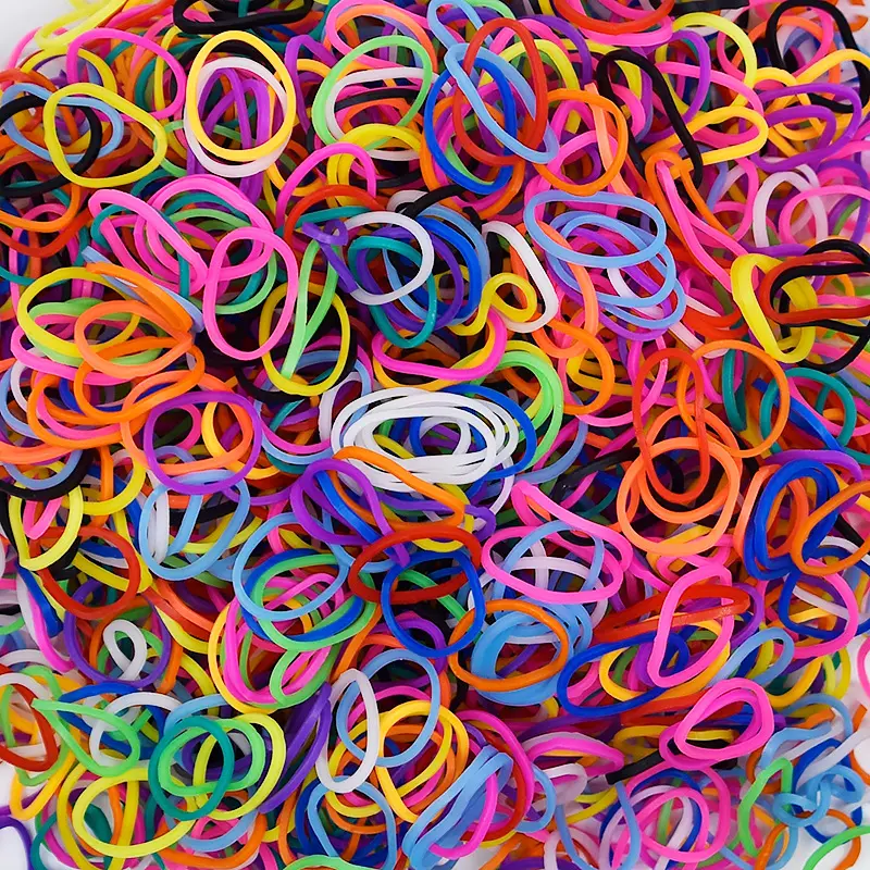 300PCS/BAG Loom Rubber Bands for DIY Bracelet Craft Making Kit KIDS Creativity Gift to Improve