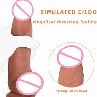 Silikon-Dildo-Vibrator für Frauen, starke Vibration, 10 Modi, wasserdicht, Fernbedienung für Klitoris- und G-Punkt-Stimulation