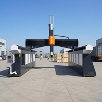 Centre d'usinage CNC 5 axes de grande taille, direct usine, pour fraisage 3D de moules en composite, mousse, bois, sculpture, pales éoliennes et moules de bateaux