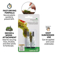 Colle liquide végétale 3g par tube, séchage rapide pour fixer les plantes sur le bois, les roches et les décorations