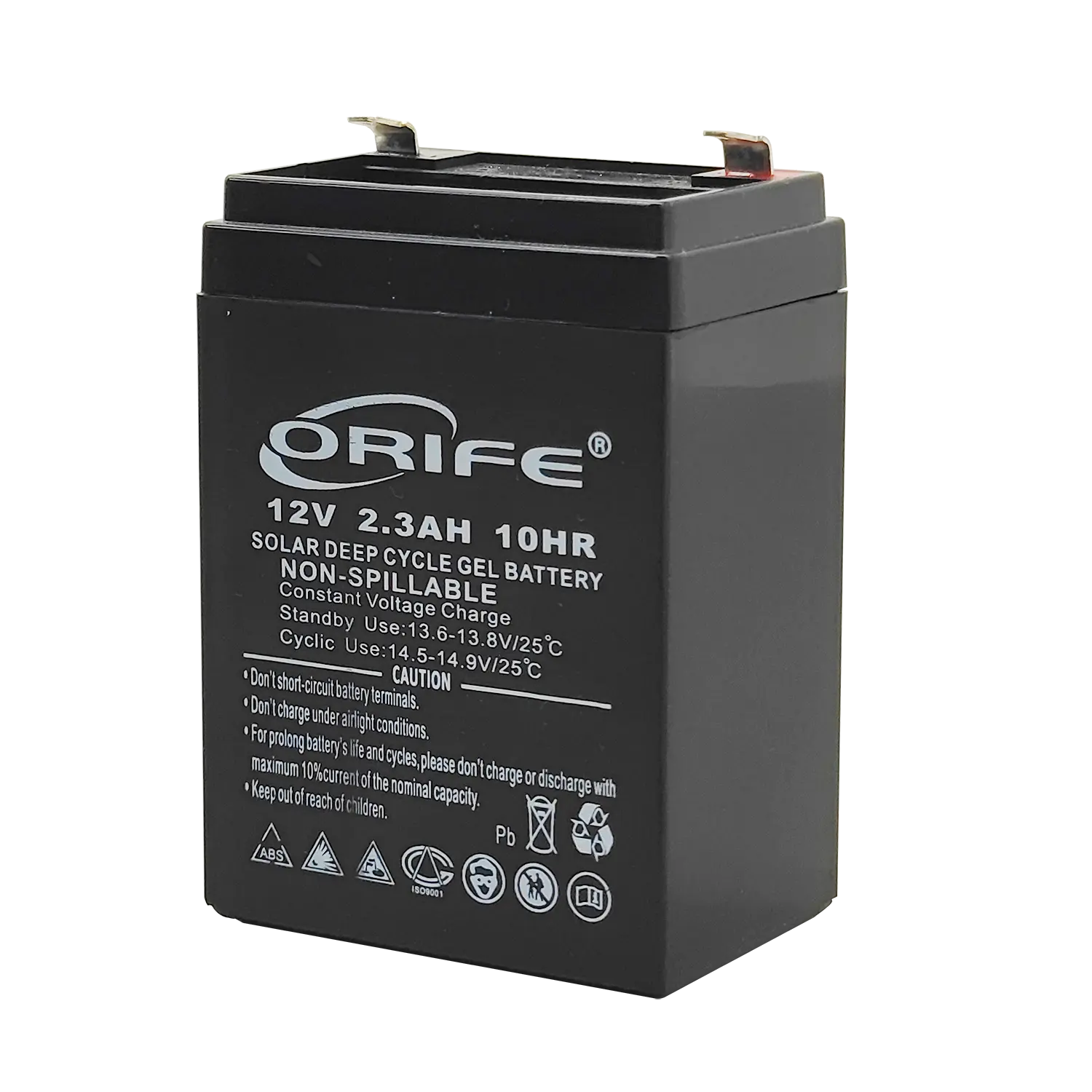 Caricabatterie agm personalizzato di alta qualità ORIFE batteria al piombo 12v 2.3ah