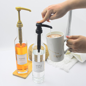 Dispensador de jarabe de café, botella de jarabe, 500ml, botellas de bomba de jarabe de café de arce para barra de café, cocina, fiesta multifunción Popular - Product Image 5