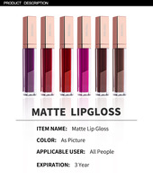 Personnalisez votre logo Rouge à lèvres Matte Lipquid avec marque privée