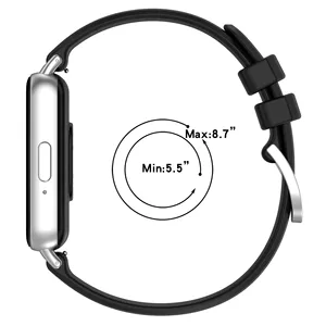 Bracelets de sport en silicone pour <span class=keywords><strong>Samsung</strong></span> <span class=keywords><strong>Galaxy</strong></span> <span class=keywords><strong>Fit</strong></span> <span class=keywords><strong>3</strong></span> <span class=keywords><strong>Smartwatch</strong></span> Bracelets de montre de remplacement en silicone souple pour <span class=keywords><strong>Samsung</strong></span> <span class=keywords><strong>Galaxy</strong></span> <span class=keywords><strong>Fit</strong></span> <span class=keywords><strong>3</strong></span> Correa - Product Image 4