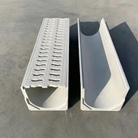 Réservoir de drainage linéaire en U en composite de résine de fibre de verre de fabrication chinoise pour travaux municipaux